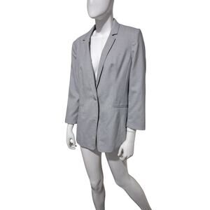 The Limited Women's Size Large Tweed Career Wear Casual Feminine Grey Blazer
